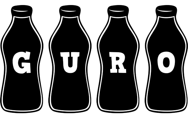 Guro bottle logo
