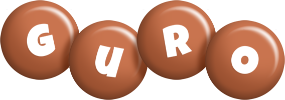 Guro candy-brown logo