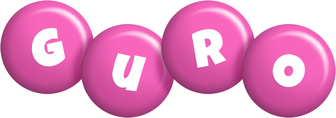 Guro candy-pink logo