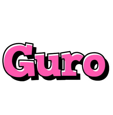 Guro girlish logo