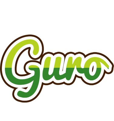 Guro golfing logo