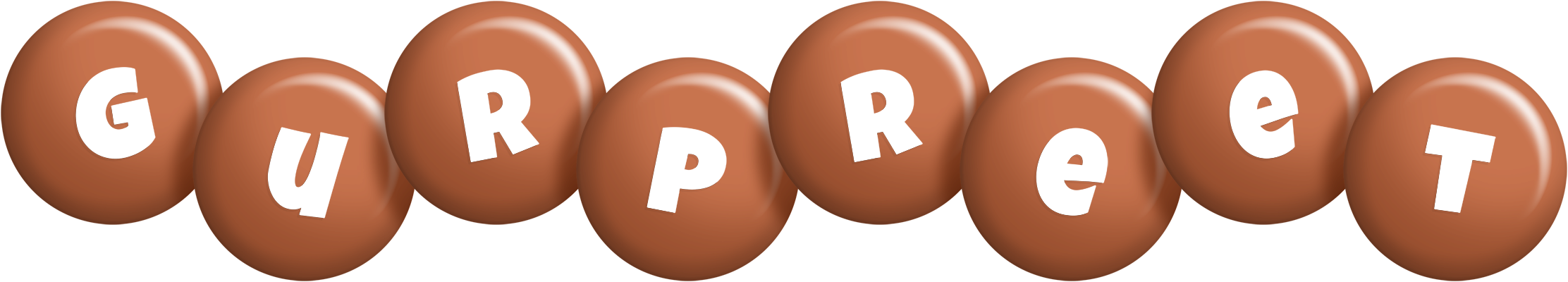 Gurpreet candy-brown logo
