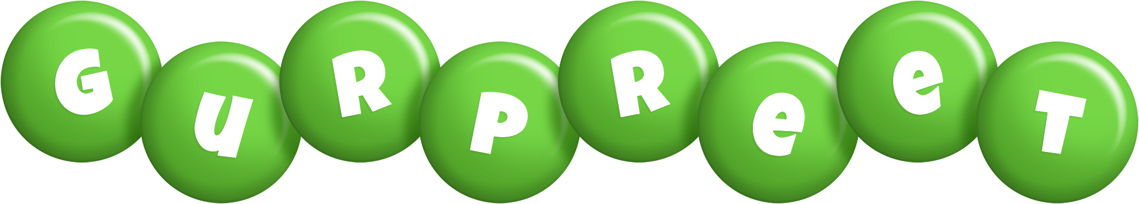 Gurpreet candy-green logo