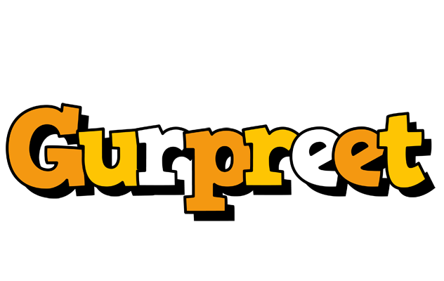 Gurpreet cartoon logo