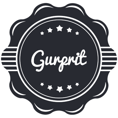 Gurprit badge logo