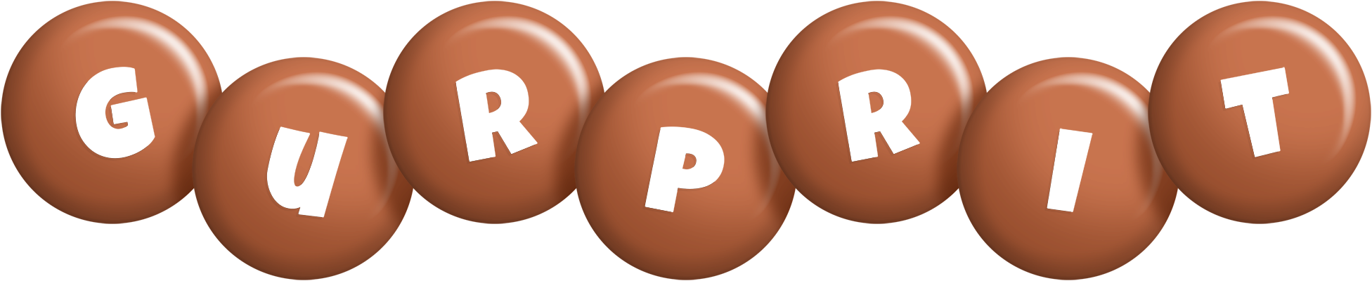 Gurprit candy-brown logo