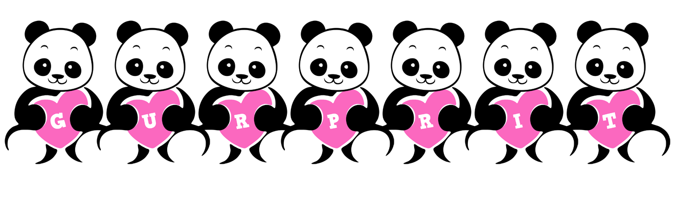 Gurprit love-panda logo