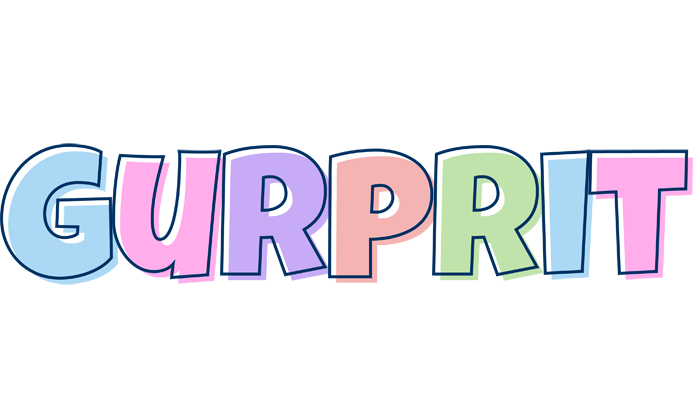 Gurprit pastel logo