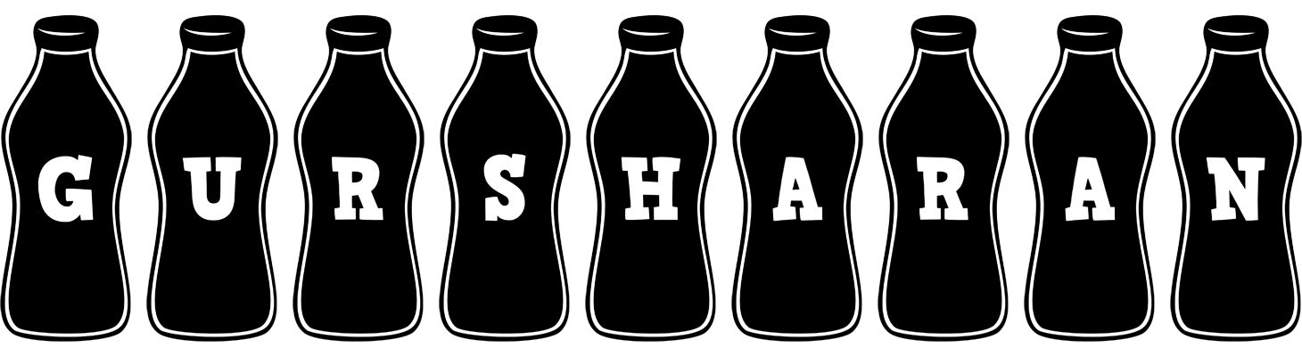 Gursharan bottle logo