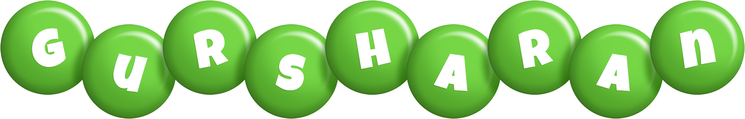Gursharan candy-green logo