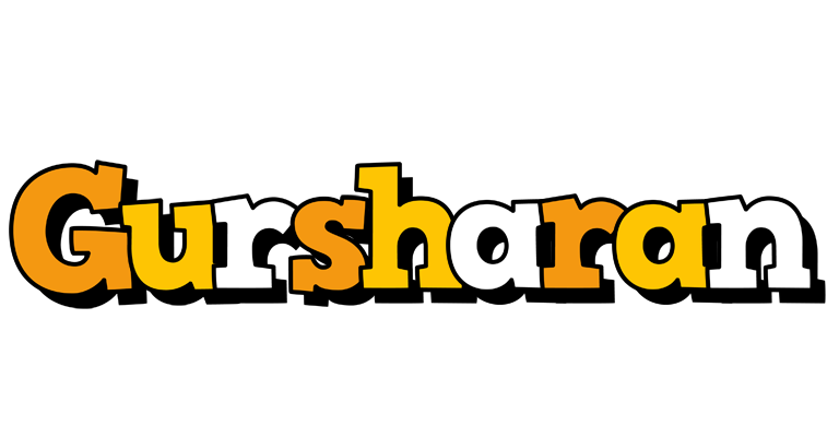 Gursharan cartoon logo