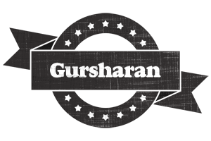 Gursharan grunge logo