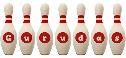 Gurudas bowling-pin logo