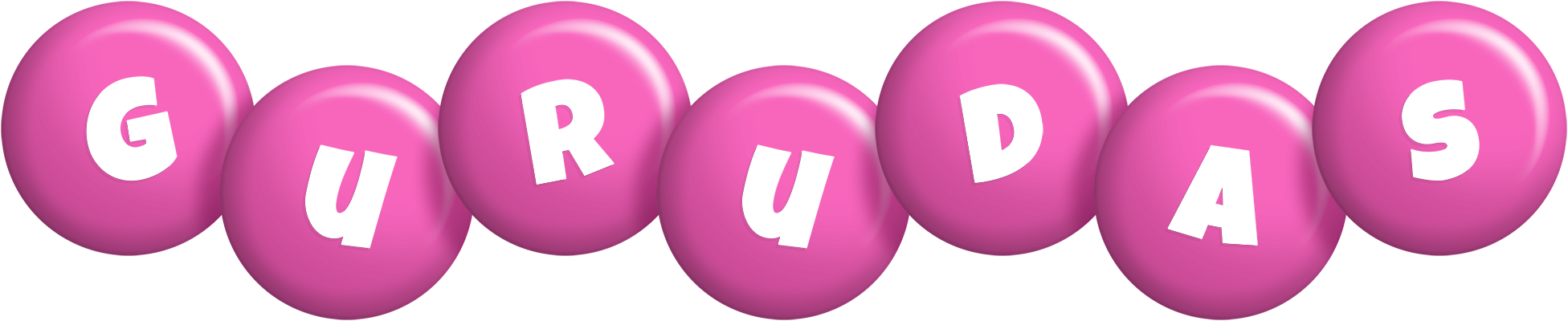 Gurudas candy-pink logo