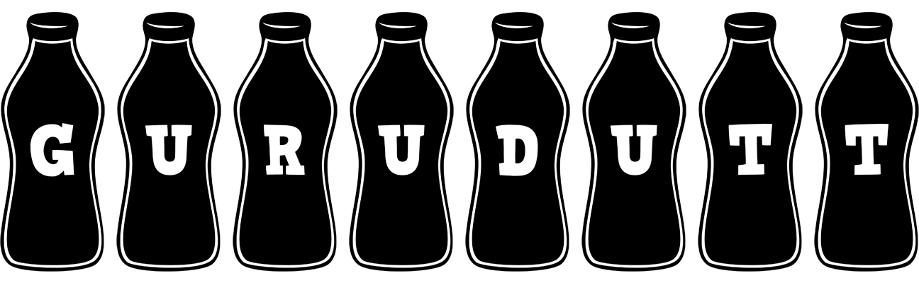 Gurudutt bottle logo