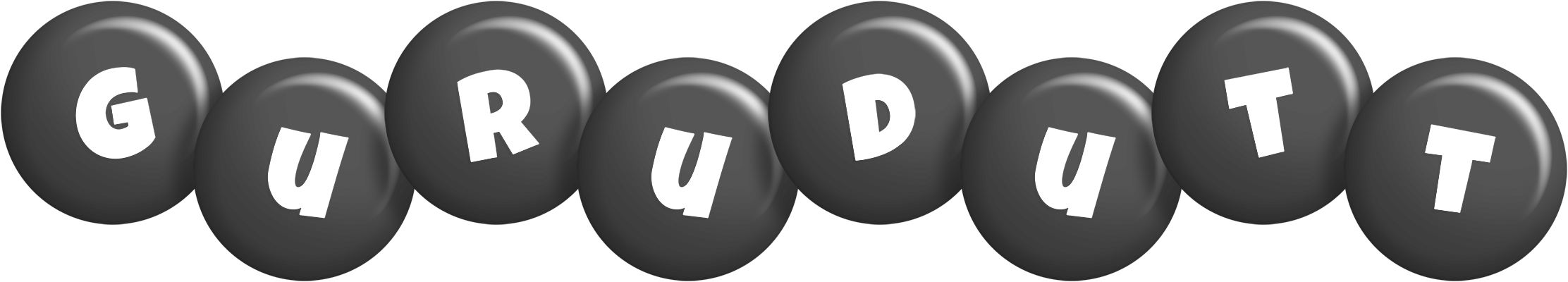 Gurudutt candy-black logo