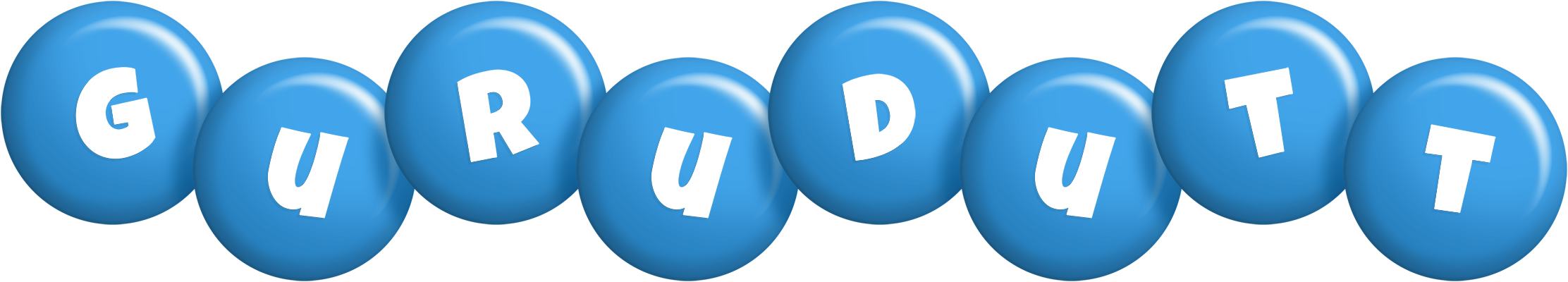 Gurudutt candy-blue logo