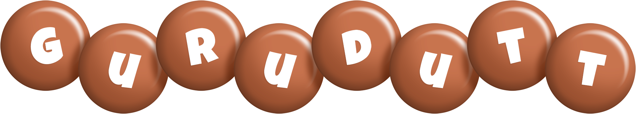 Gurudutt candy-brown logo