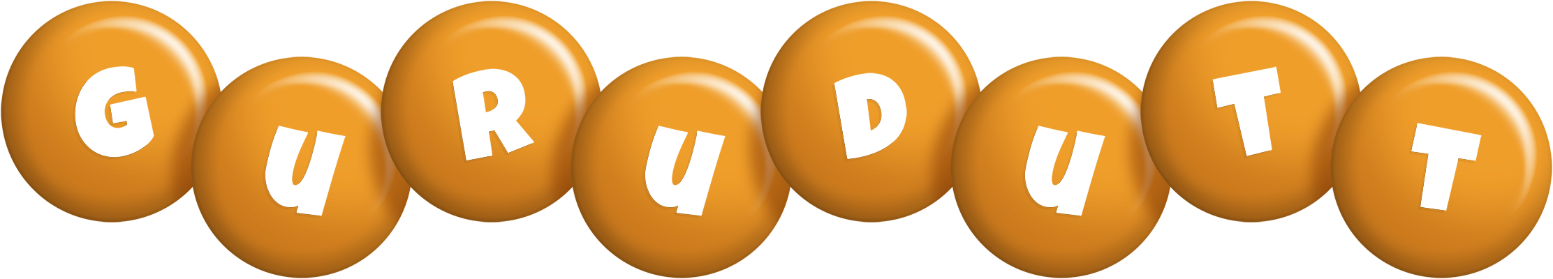 Gurudutt candy-orange logo