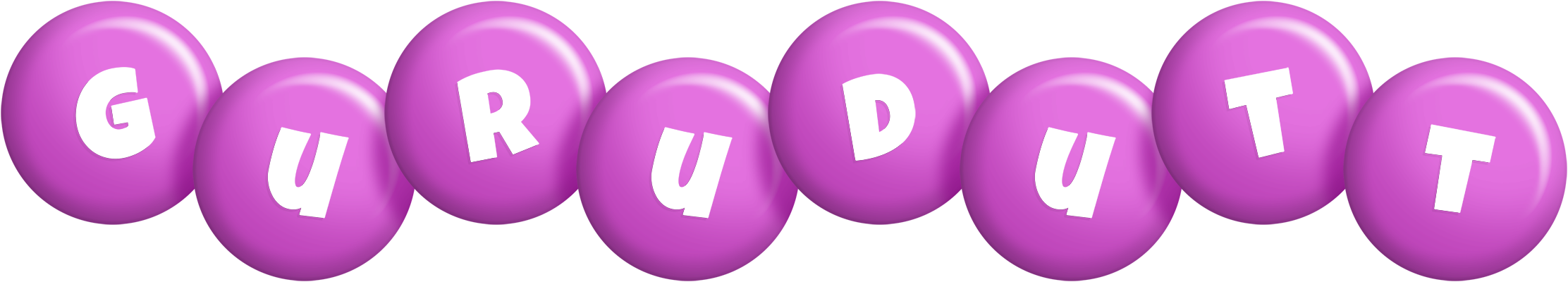 Gurudutt candy-purple logo