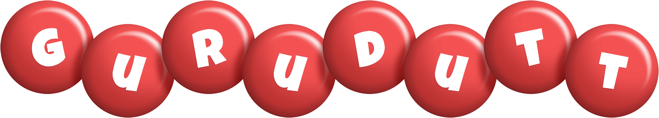 Gurudutt candy-red logo