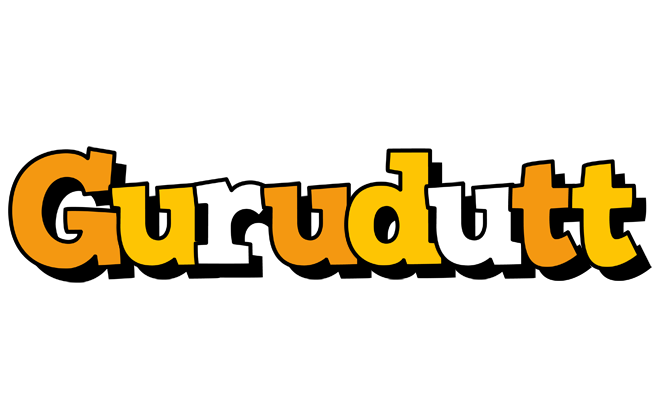 Gurudutt cartoon logo