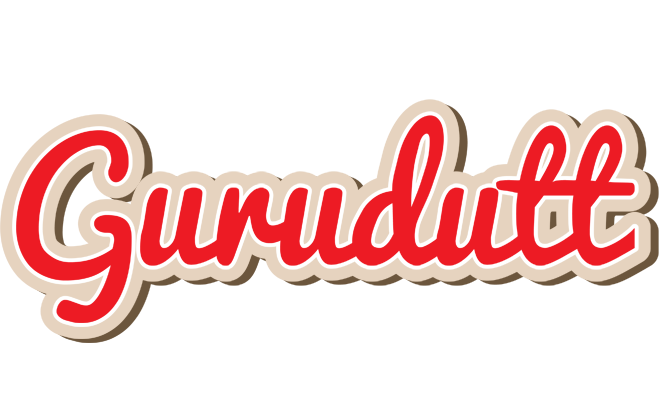 Gurudutt chocolate logo