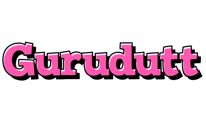 Gurudutt girlish logo