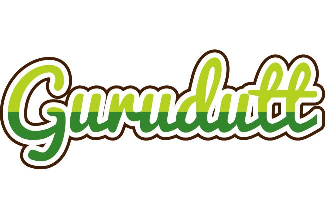 Gurudutt golfing logo