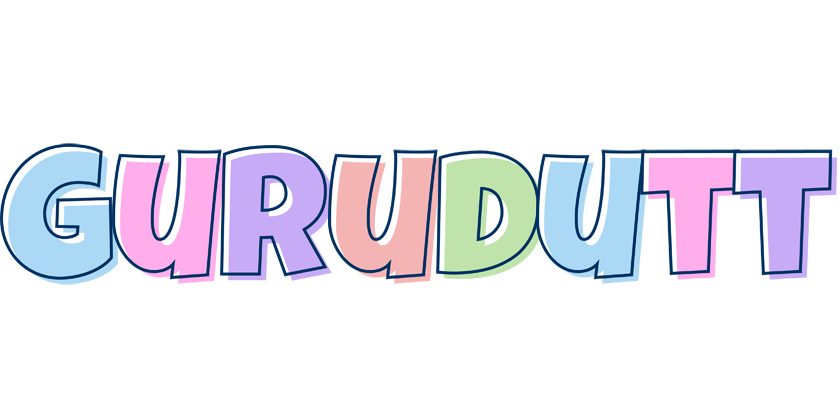 Gurudutt pastel logo