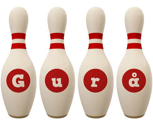Gurå bowling-pin logo