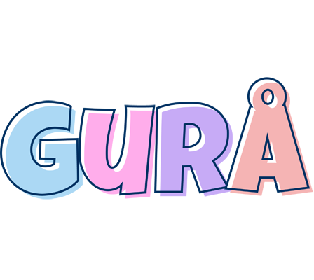 Gurå pastel logo