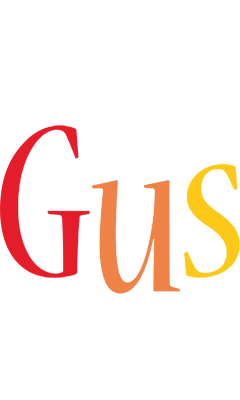 Gus birthday logo