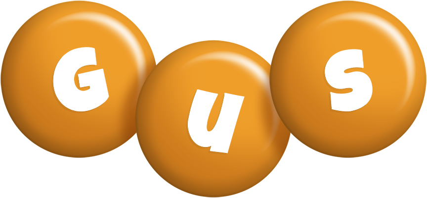 Gus candy-orange logo