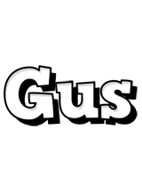 Gus snowing logo