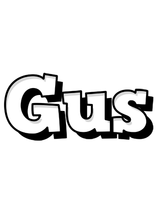 Gus snowing logo