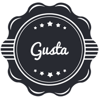 Gusta badge logo