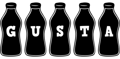 Gusta bottle logo