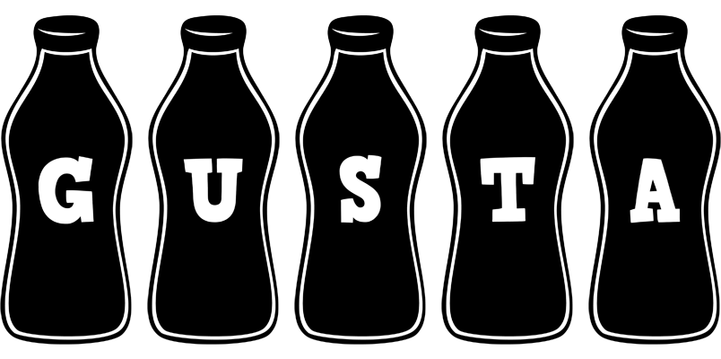 Gusta bottle logo