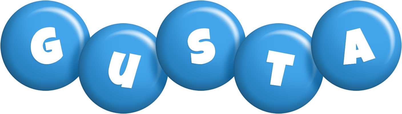 Gusta candy-blue logo