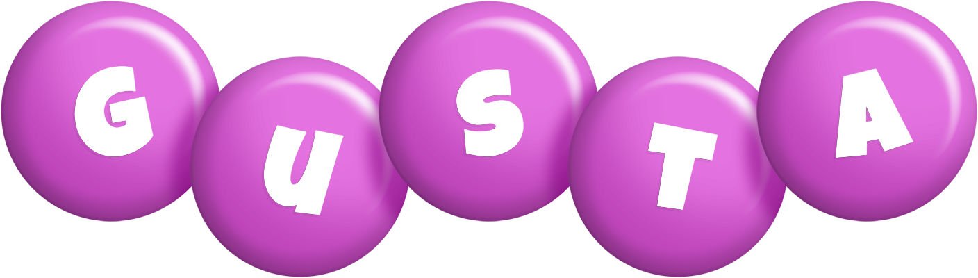 Gusta candy-purple logo