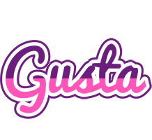 Gusta cheerful logo