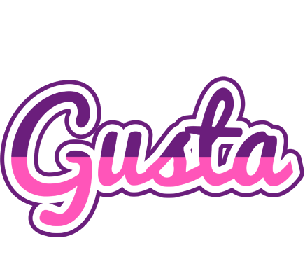 Gusta cheerful logo