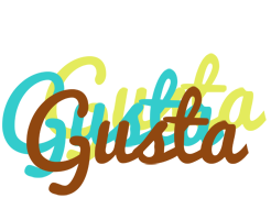 Gusta cupcake logo