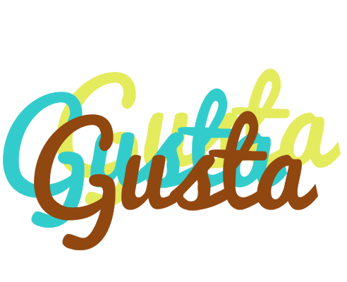 Gusta cupcake logo