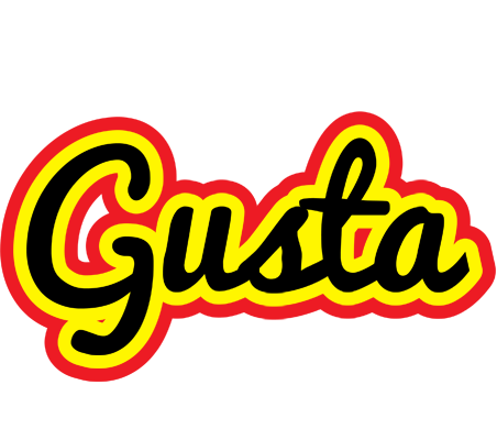 Gusta flaming logo