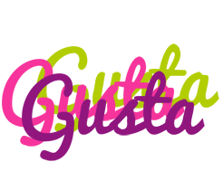 Gusta flowers logo