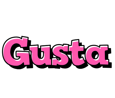 Gusta girlish logo