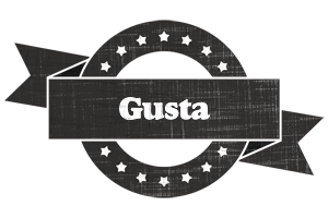 Gusta grunge logo