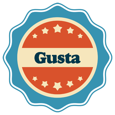Gusta labels logo